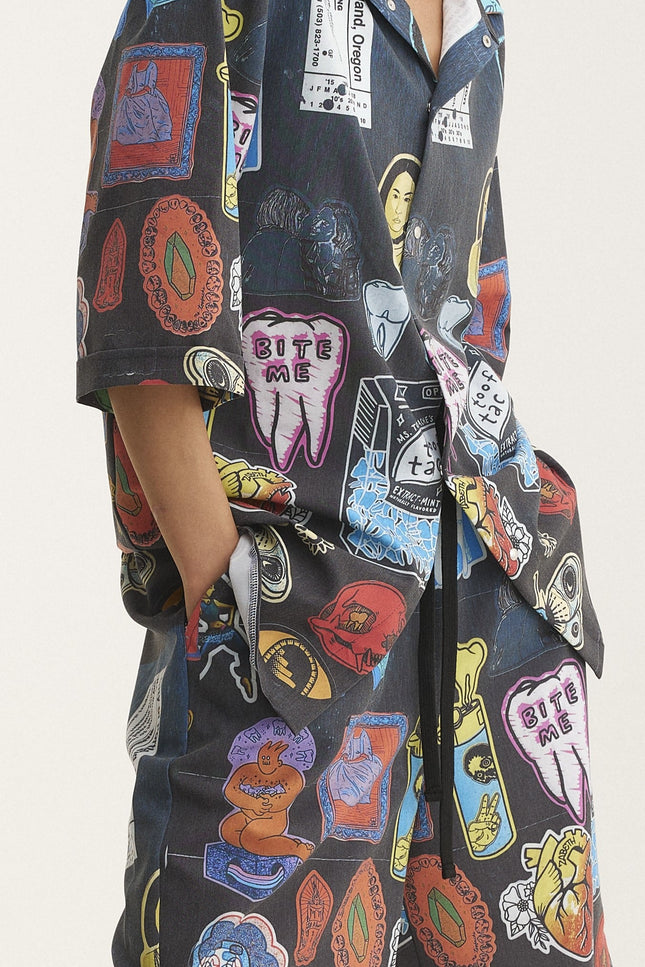 MySimplicated | Shirt & Bermuda Loose Shorts Stickers