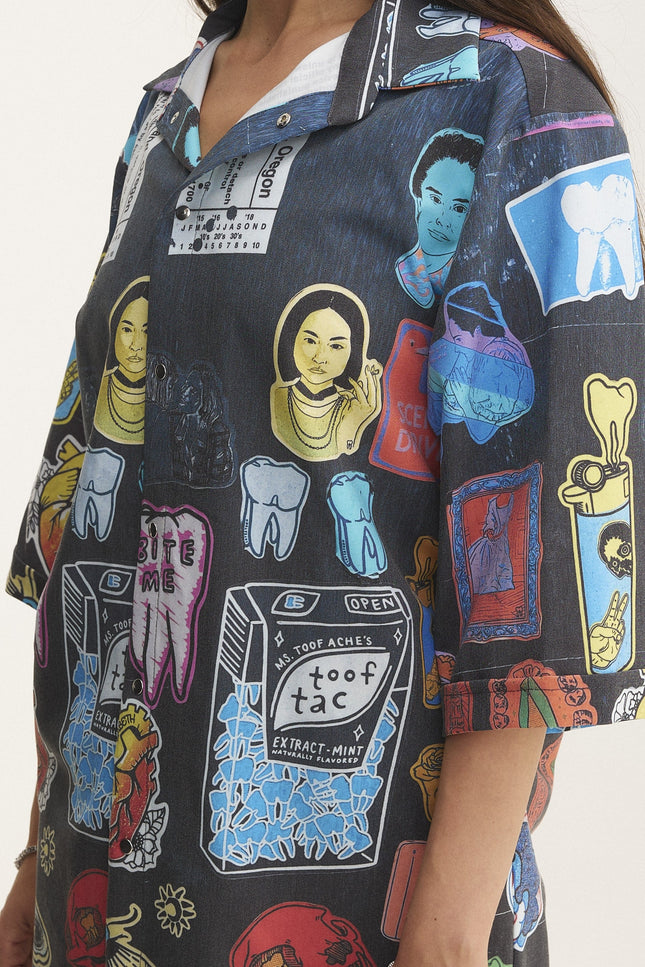 MySimplicated | Shirt & Bermuda Loose Shorts Stickers