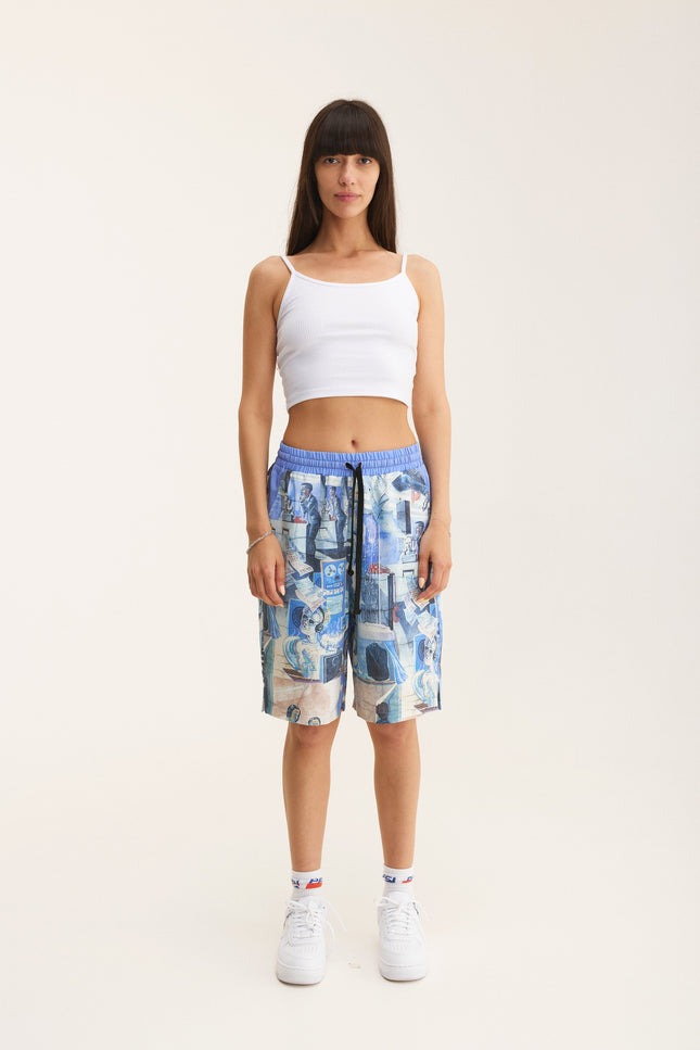 MySimplicated | Bermuda Loose Shorts Graffiti