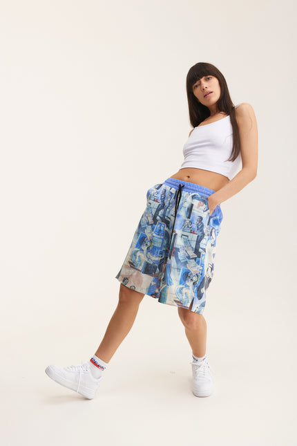 MySimplicated | Bermuda Loose Shorts Graffiti