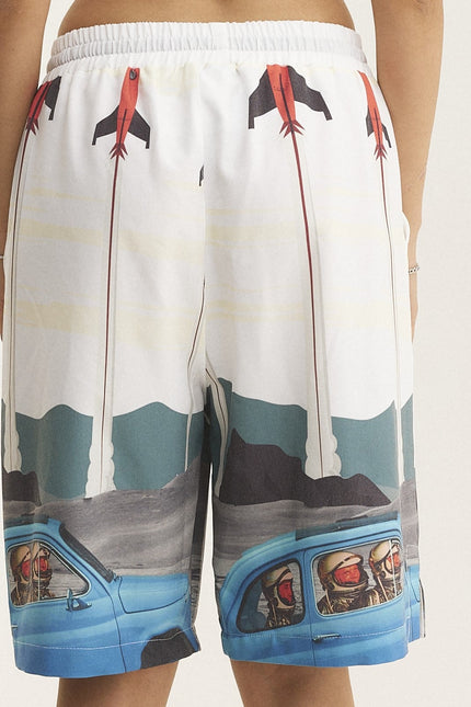 MySimplicated | Bermuda Loose Shorts Rockets