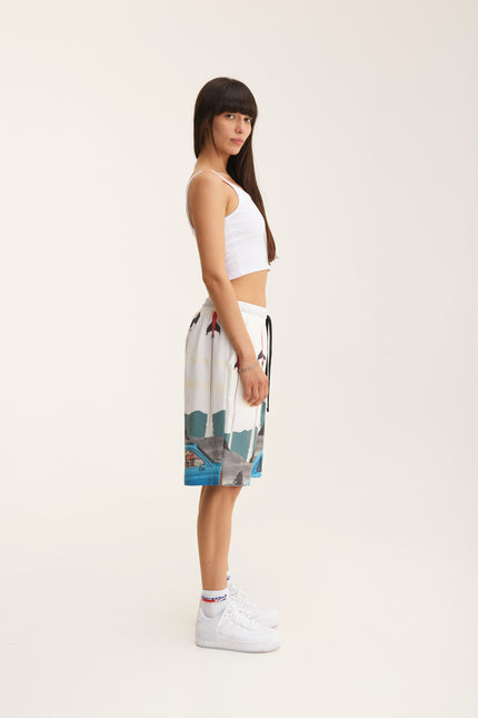 MySimplicated | Bermuda Loose Shorts Rockets