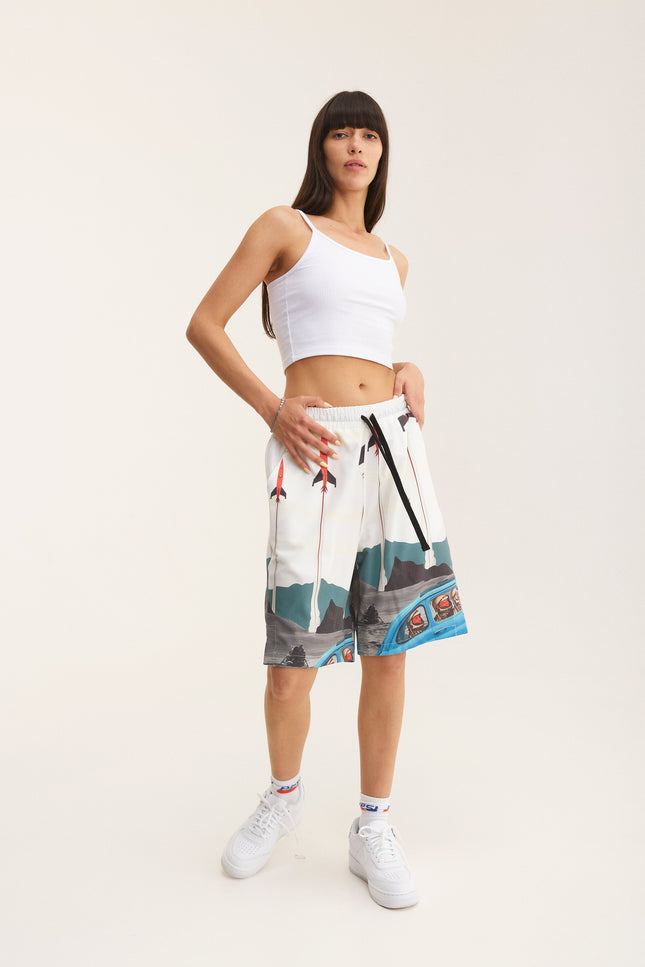 MySimplicated | Bermuda Loose Shorts Rockets