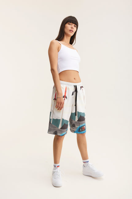 MySimplicated | Bermuda Loose Shorts Rockets
