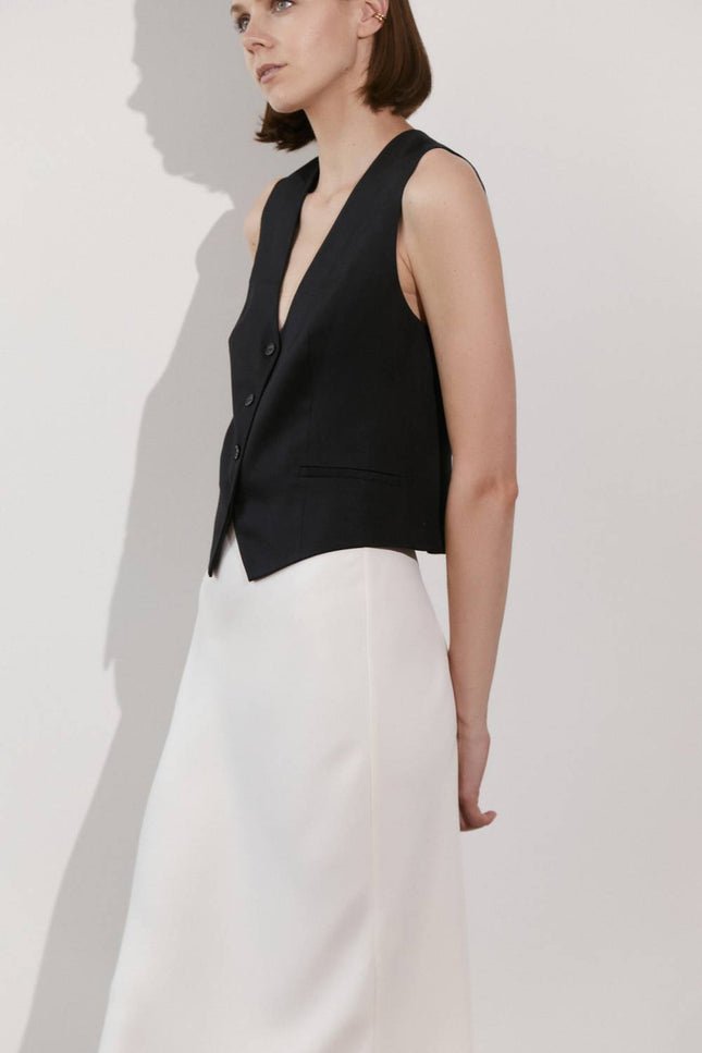 Kolosova | Milky midi skirt