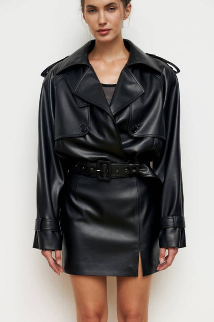 Kolosova | Black mini skirt