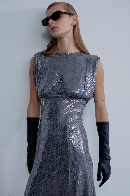Nazli Ceren | Lycee Sequin Midi Dress
