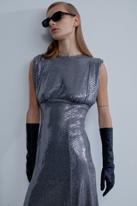 Nazli Ceren | Lycee Sequin Midi Dress