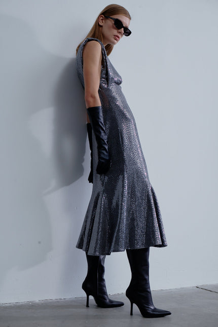 Nazli Ceren | Lycee Sequin Midi Dress