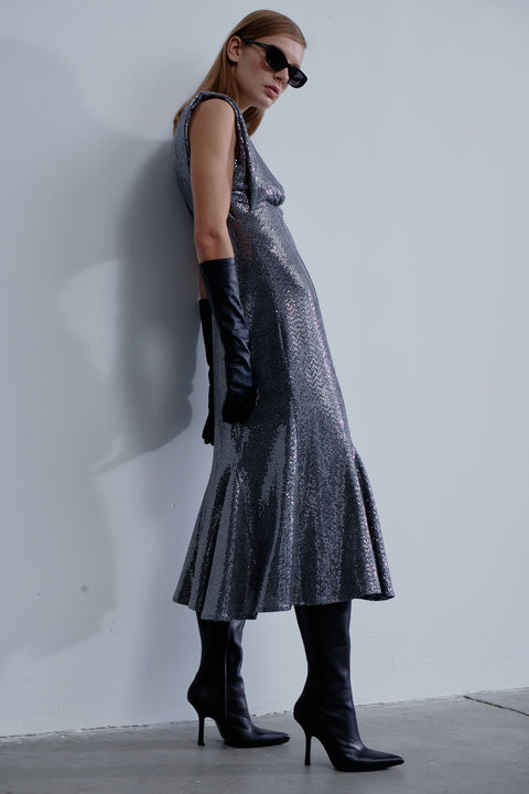 Nazli Ceren | Lycee Sequin Midi Dress