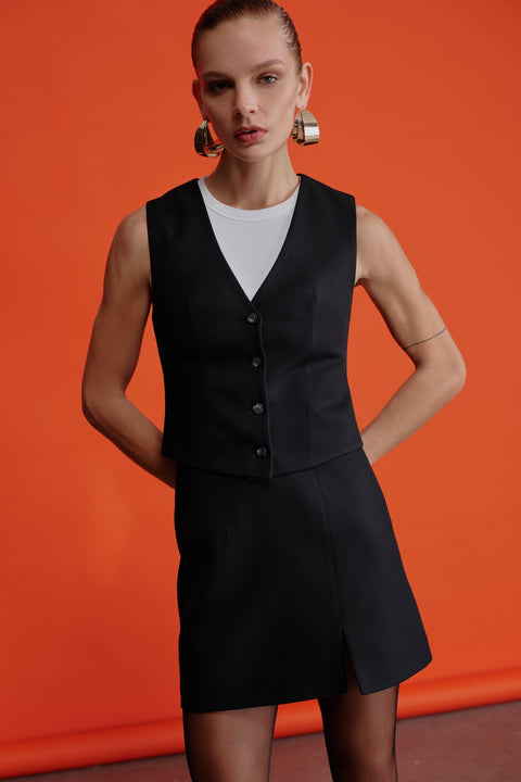 Nazli Ceren | Vance Mini Skirt black