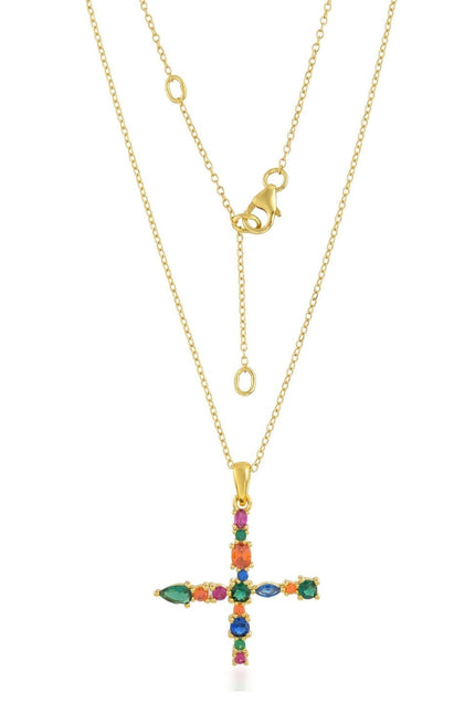 Multistone Alphabet Necklace