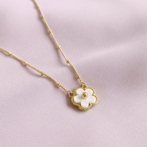 Poporcelain | Daisy Pendant Necklace