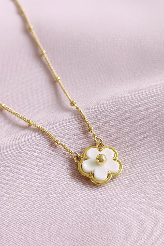 Poporcelain | Daisy Pendant Necklace