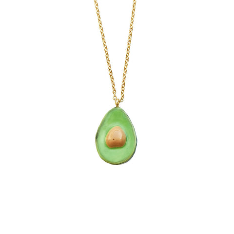 Poporcelain | Porcelain Avocado Pendant Necklace