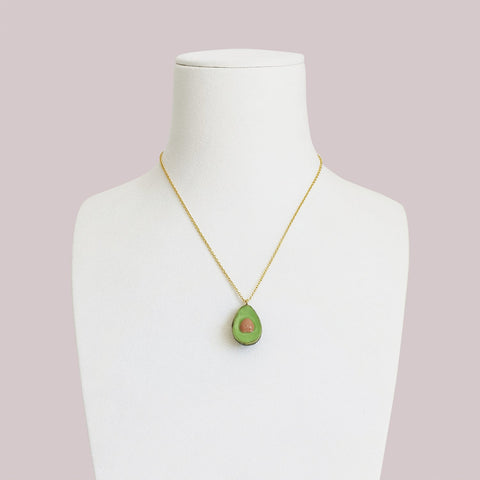 Poporcelain | Porcelain Avocado Pendant Necklace