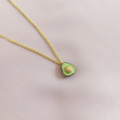 Poporcelain | Mini Porcelain Avocado Necklace