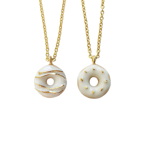 Poporcelain | Mini Porcelain Doughnut Necklace