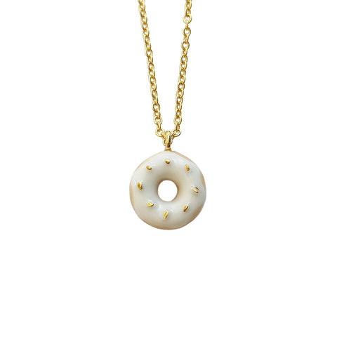 Poporcelain | Mini Porcelain Doughnut Necklace