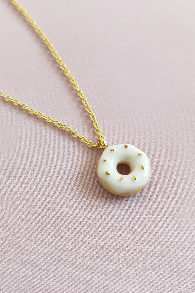 Poporcelain | Mini naszyjnik z pączkami Porcelana