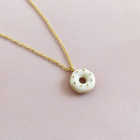 Poporcelain | Mini Porcelain Doughnut Necklace
