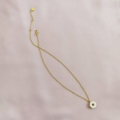 Poporcelain | Mini Porcelain Doughnut Necklace