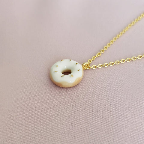 Poporcelain | Mini Porcelain Doughnut Necklace