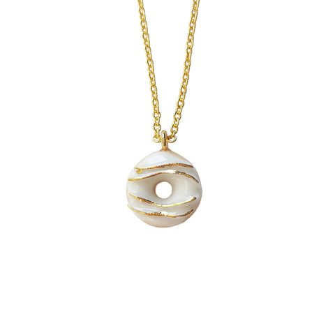 Poporcelain | Mini Porcelain Doughnut Necklace