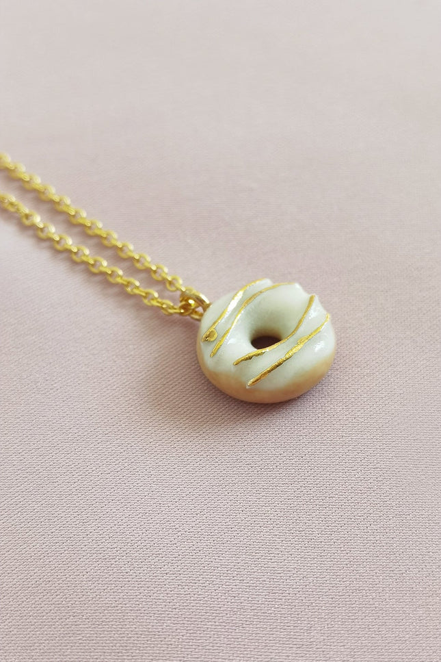 Poporcelain | Mini naszyjnik z pączkami Porcelana