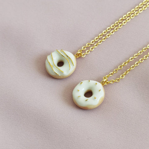 Poporcelain | Mini Porcelain Doughnut Necklace