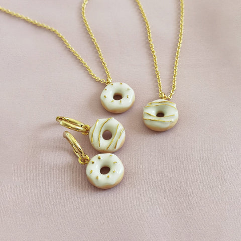 Poporcelain | Mini Porcelain Doughnut Necklace