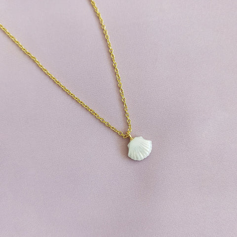 Poporcelain | Mini Porcelain Seashell Necklace