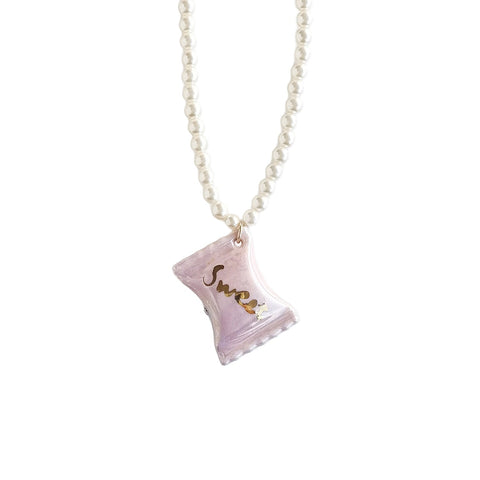 Poporcelain | Porcelain Sweet Candy Pearl Necklace