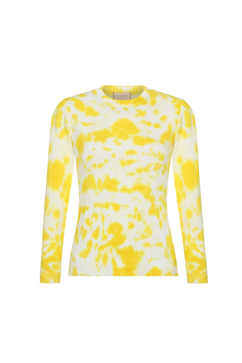 Natural Sweater - Yellow Cream with yellow NORGÄTE alpaca knitwear sustainably made in Peru