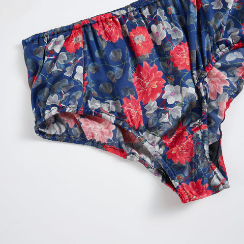 Soft Strokes Silk | Flower Market French Cut Panties