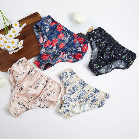 Soft Strokes Silk | Flower Market French Cut Panties