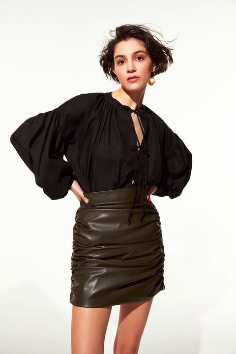 Nazli Ceren | Chels Mini Skirt green