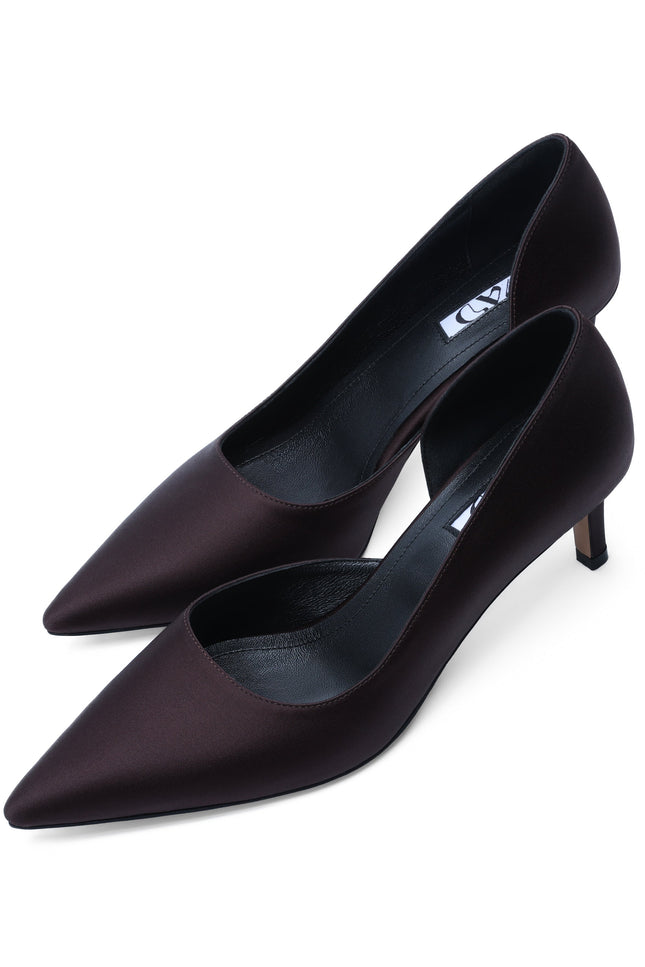 Satin Stilettos with Memory Foam Insole