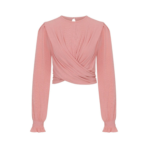 Nazli Ceren | Bluzka Orvell różowa