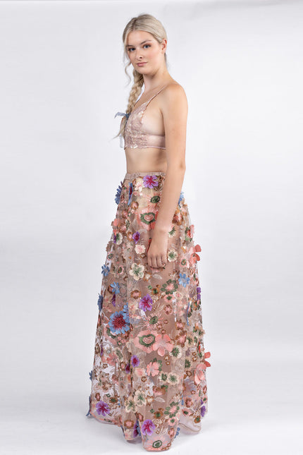 Harlow Loves Daisy | Celestial Wildflower Maxi skirt
