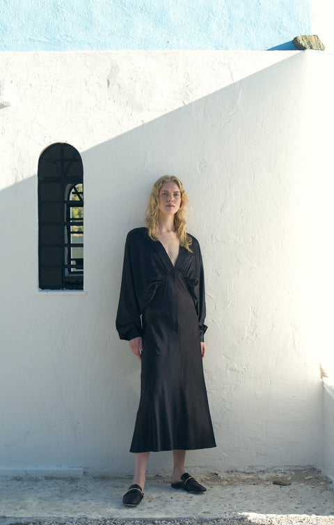 Nazli Ceren | Sukienka midi Mila czarna