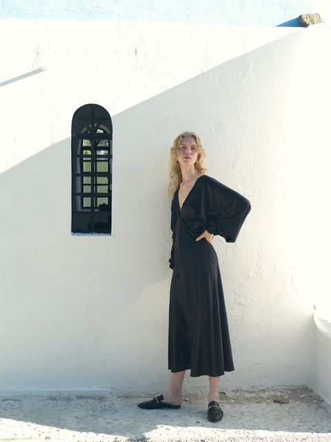 Nazli Ceren | Sukienka midi Mila czarna