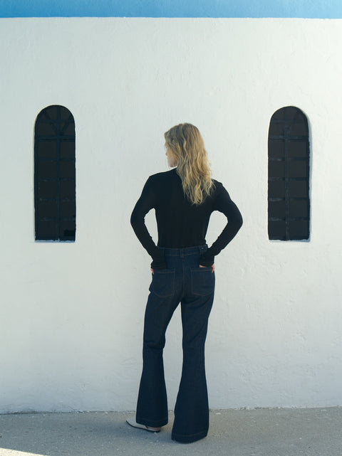 Nazli Ceren | Jenn Ribbed Turtleneck black