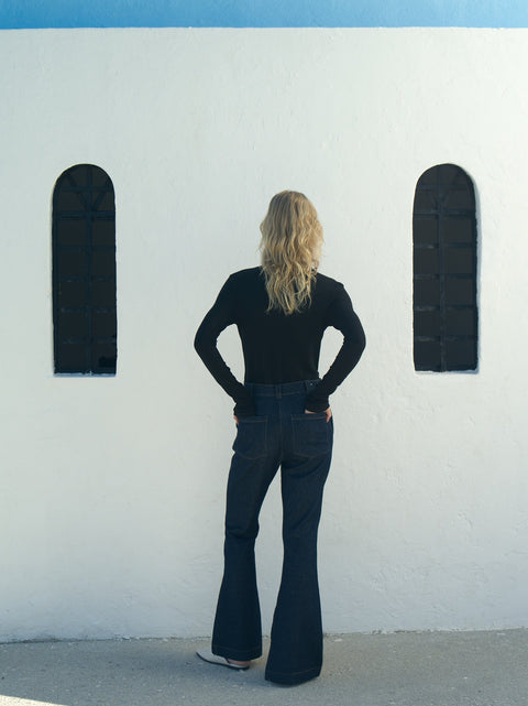 Nazli Ceren | Jenn Ribbed Turtleneck black