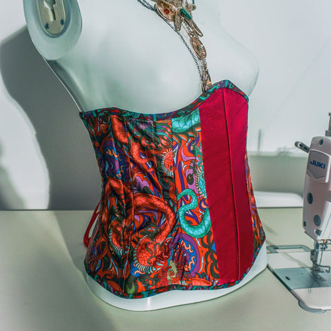 Janara Jones | One Of A Kind Crimson Fantasy Corset