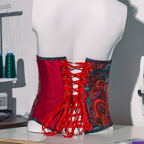 Janara Jones | One Of A Kind Crimson Fantasy Corset