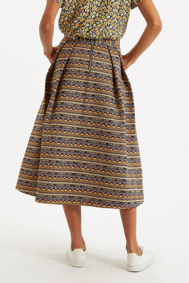 Pasadena Mexico Jacquard Midi Skirt - Detail 1
