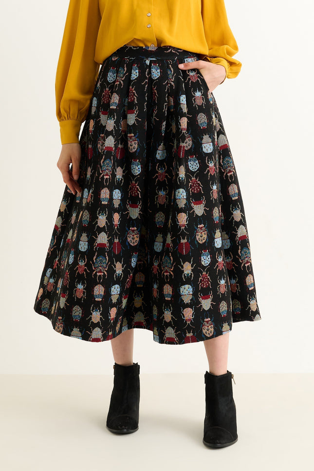 Pasadena Beetlejuice Midi Skirt - Front