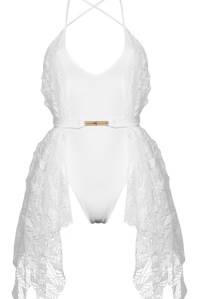 Antoninias | Sumptuous One Piece white