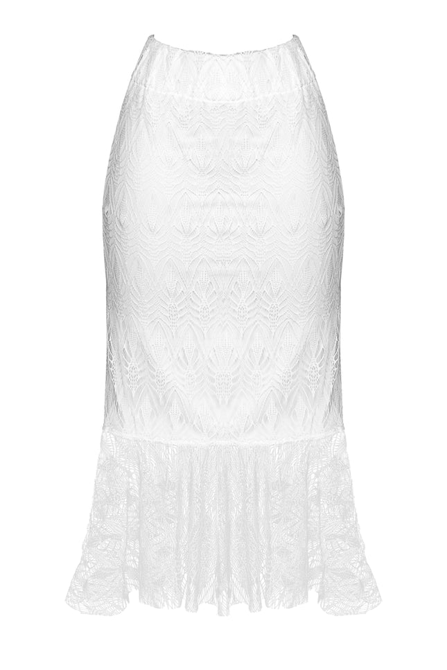 Antoninias | Cassia Midi Skirt white